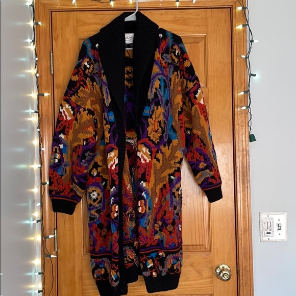 Jackets & Blazers - hand knitted 100% wool jacket!